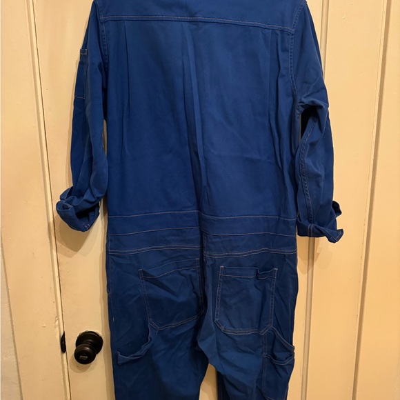 Wildfang Workwear blue long sleeve coveralls - Picture 5 of 5